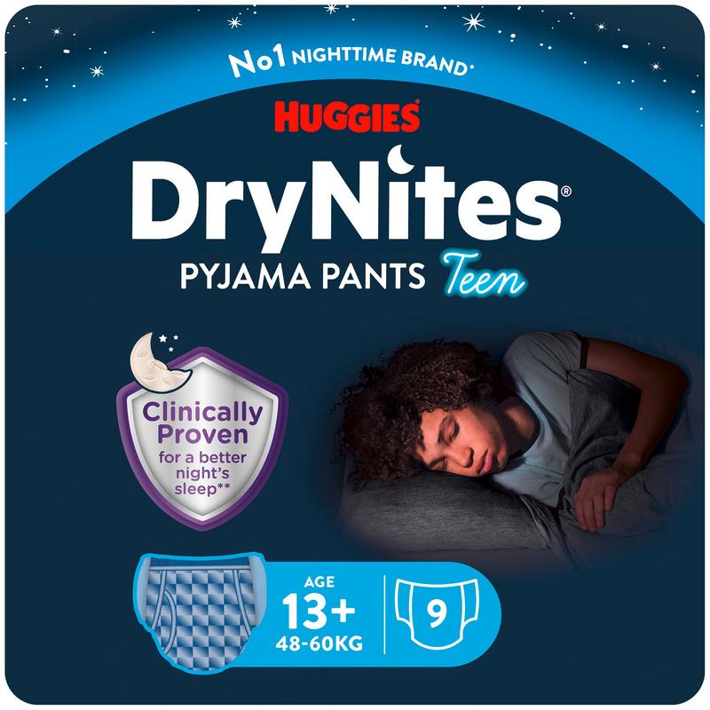 Huggies Dry Nites Boy 8-13jr