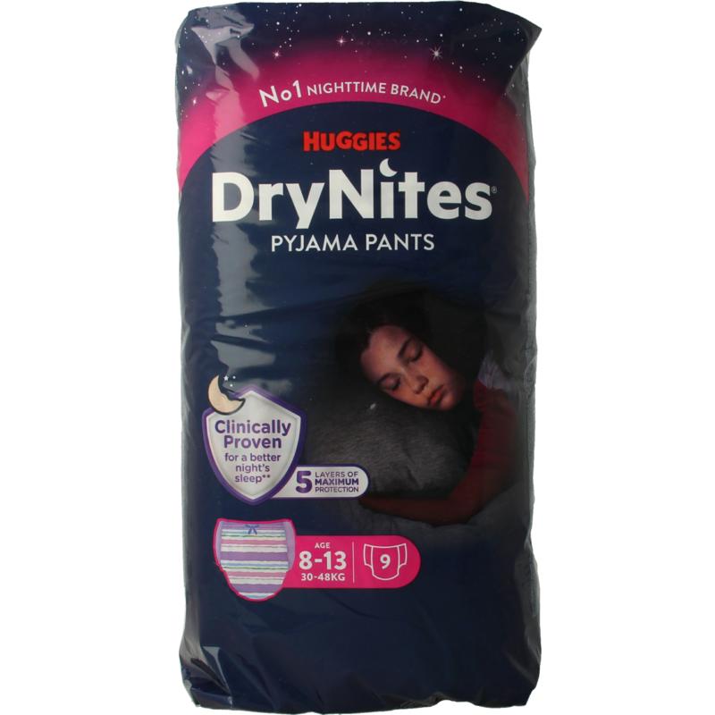 Huggies Dry Nites Girl 8-13jr Ng