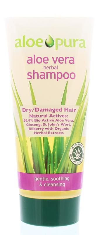 Aloe Pura Org Aloe Vera Shampoo Droog/Besch Haar