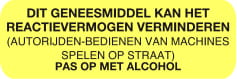 Etiket Blokland Nr 57 Reactievermogen