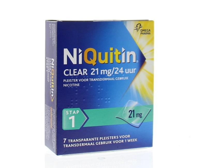 Niquitin 21mg/24uur Patch (Stap 1)