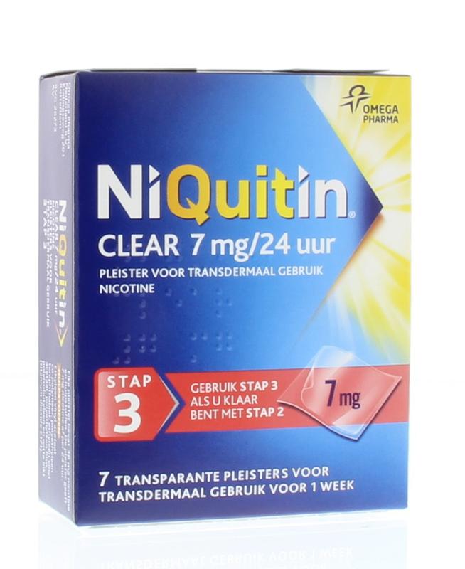 Niquitin 7mg24uur Patch (Stap 3)