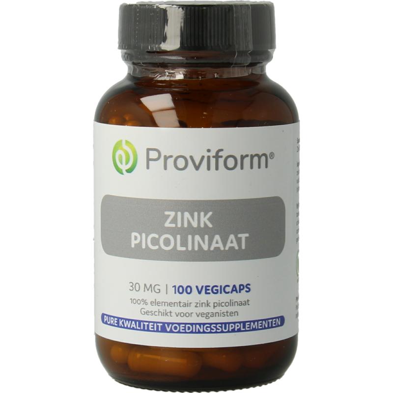 Zink Picolinaat 30mg Caps. Proviform