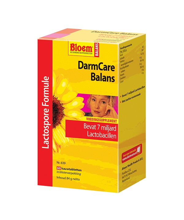 Bloem Darmcare Balans Kauwtablet