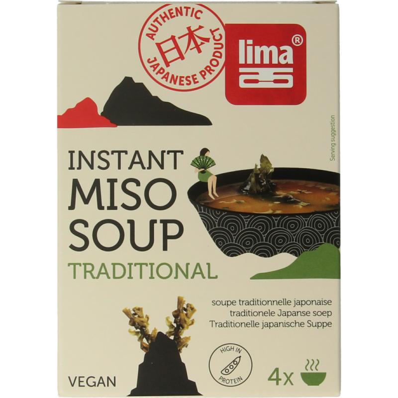 Instant Miso Soep 4 X 10 Gram