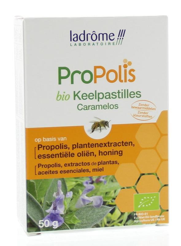 Propolis Keelpastilles Bio Ldp 50g
