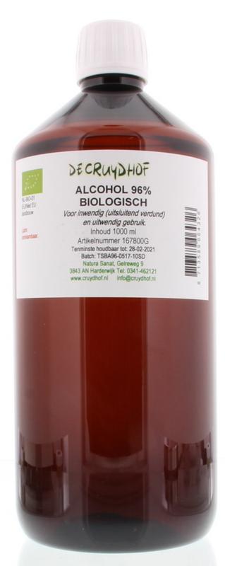 Cruydhof Alcohol 96,2% Bio Inwendig+Uitwendig