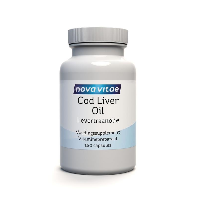 Nova Vitae Cod Liver Oil Levertraanolie Capsule