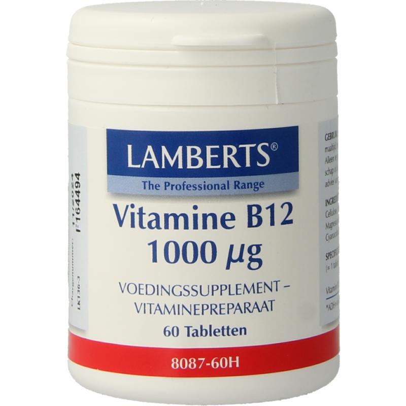 Vitamine B12 Lamberts Tablet 1000mcg