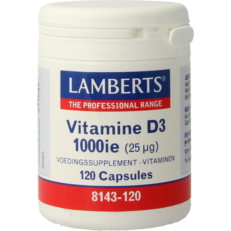 Vitamine D 1000ie/25mcg Lamberts Capsule
