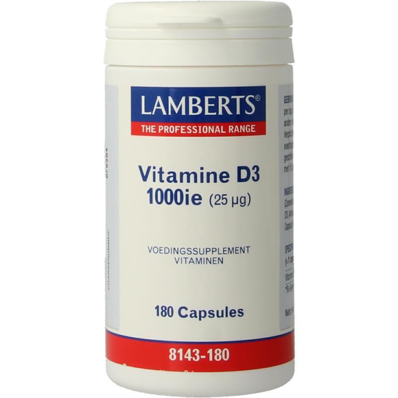 Vitamine D 1000ie/25mcg Lamberts Capsule