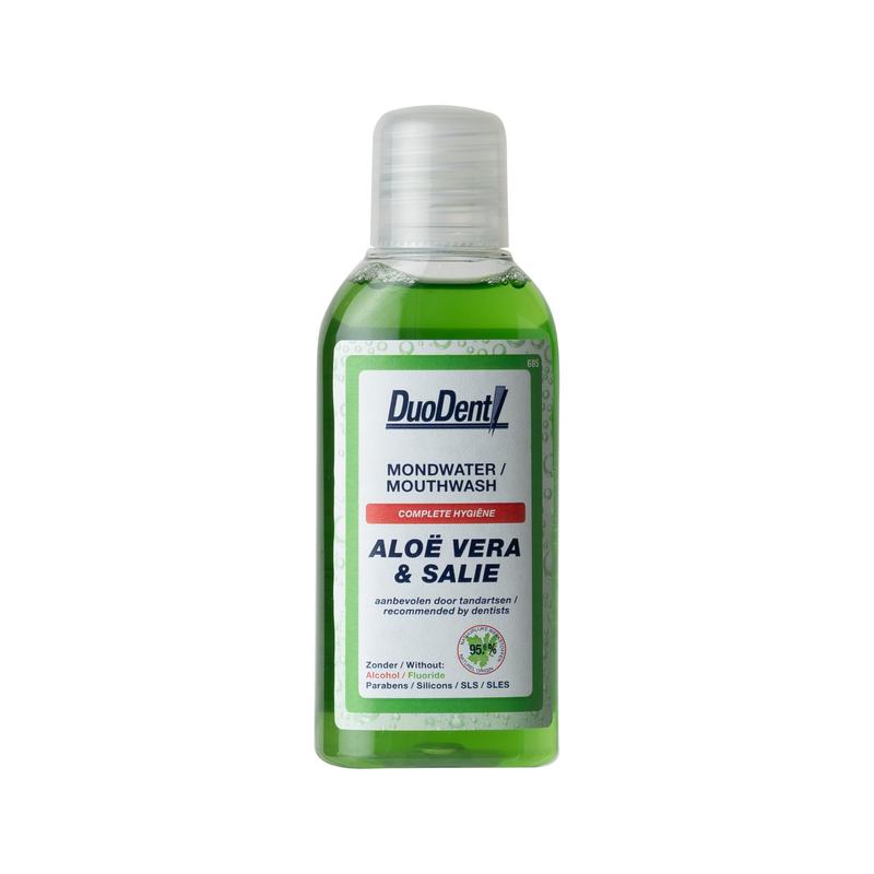Duodent Mondwater Aloe Vera&Salie Zdr Mint/Alc 685