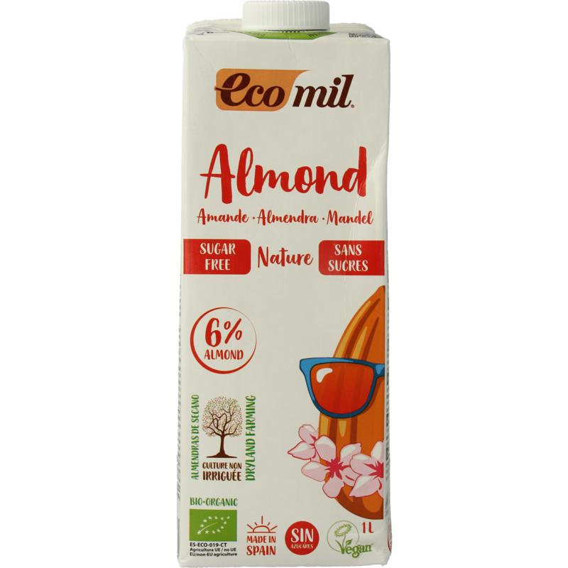 Ecomil Amandeldrank Naturel Suikervrij