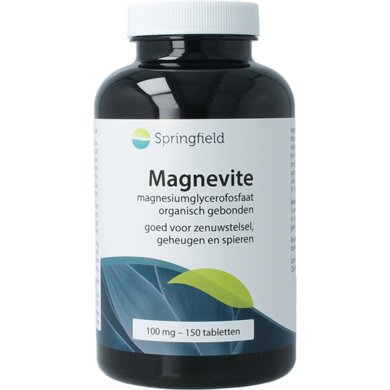 Springfield Magnevite Magnesium Tablet 100mg