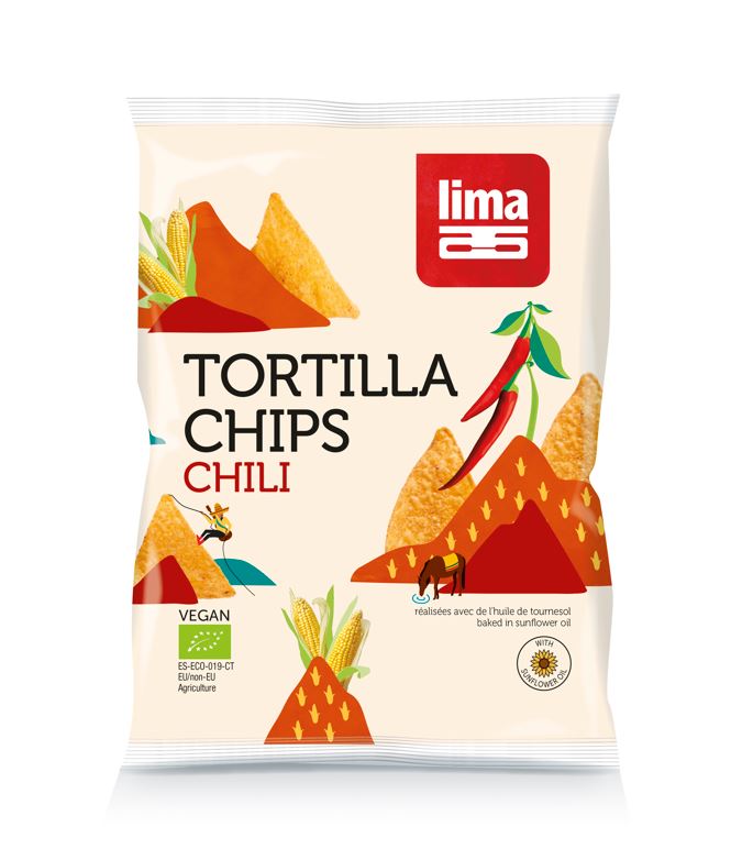 Lima Tortilla Chips Chili    @ 90g