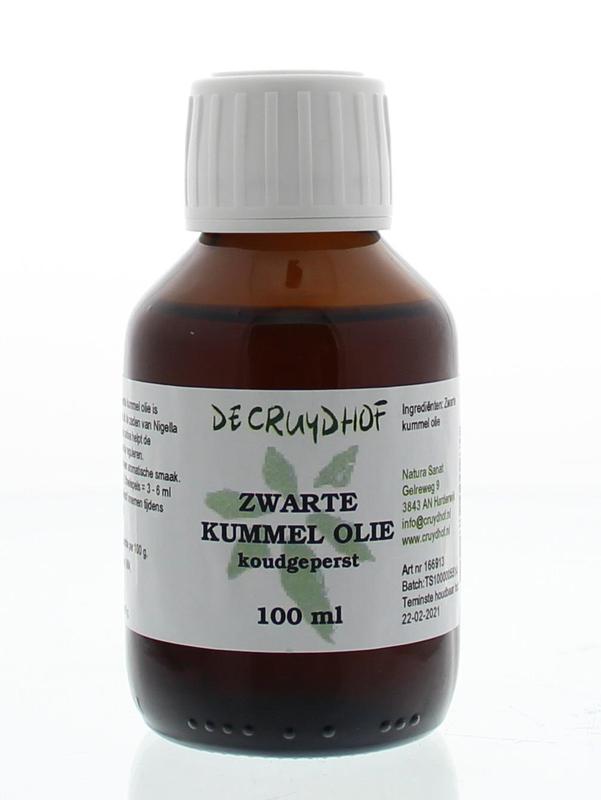 Cruydhof Zwarte Kummel/Komijnolie Koudgeperst