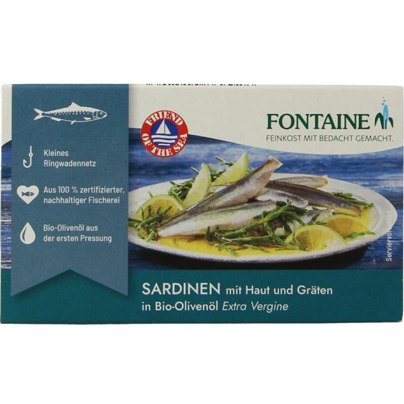 Sardines met Huid en Graat