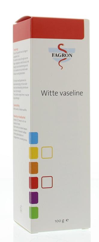 Witte Vaseline Tube In Doos Fagron