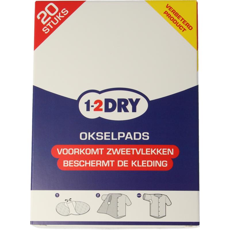 1-2dry Okselpads Large Wit