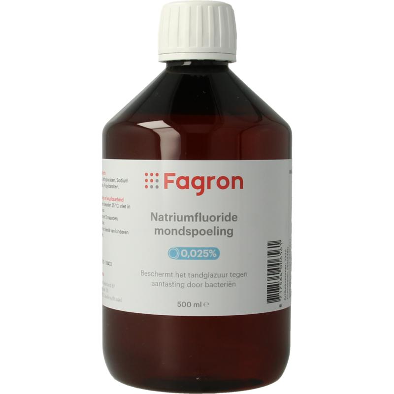 Fagron Natriumfluoride Mondspoeling 0,025%