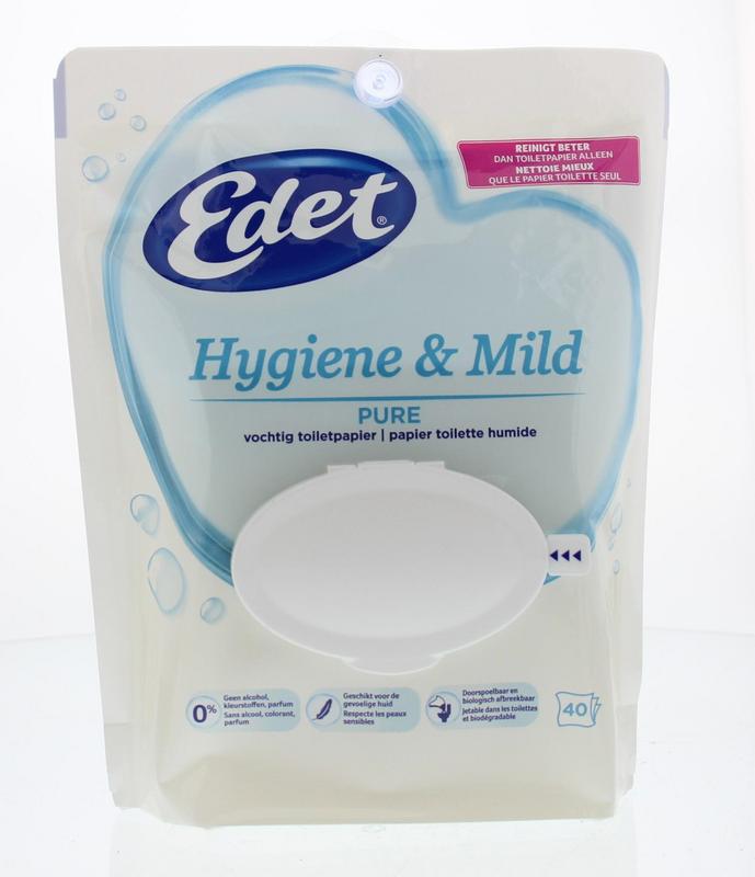 Edet Vochtig Pure Toiletpapier