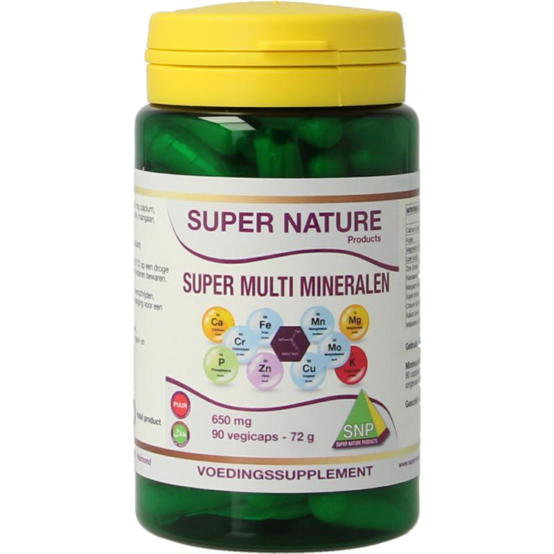 Super Multi Mineralen 650mg Puur