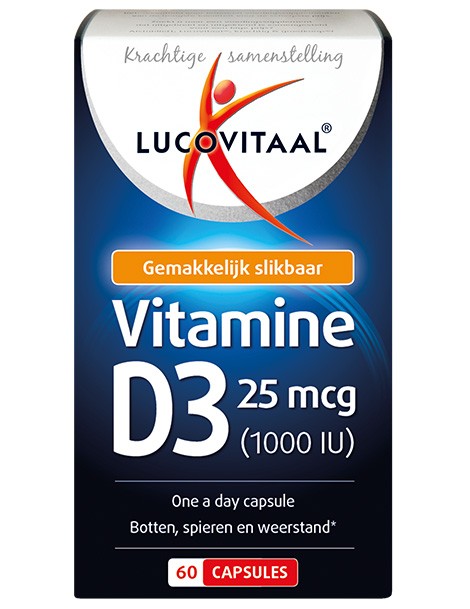 Lucovitaal Vitamine D3 Capsule 25mcg