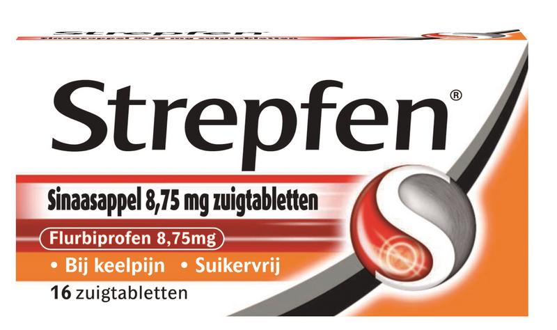 Strepfen Zuigtablet Skvr 8,75mg Sinaasappel