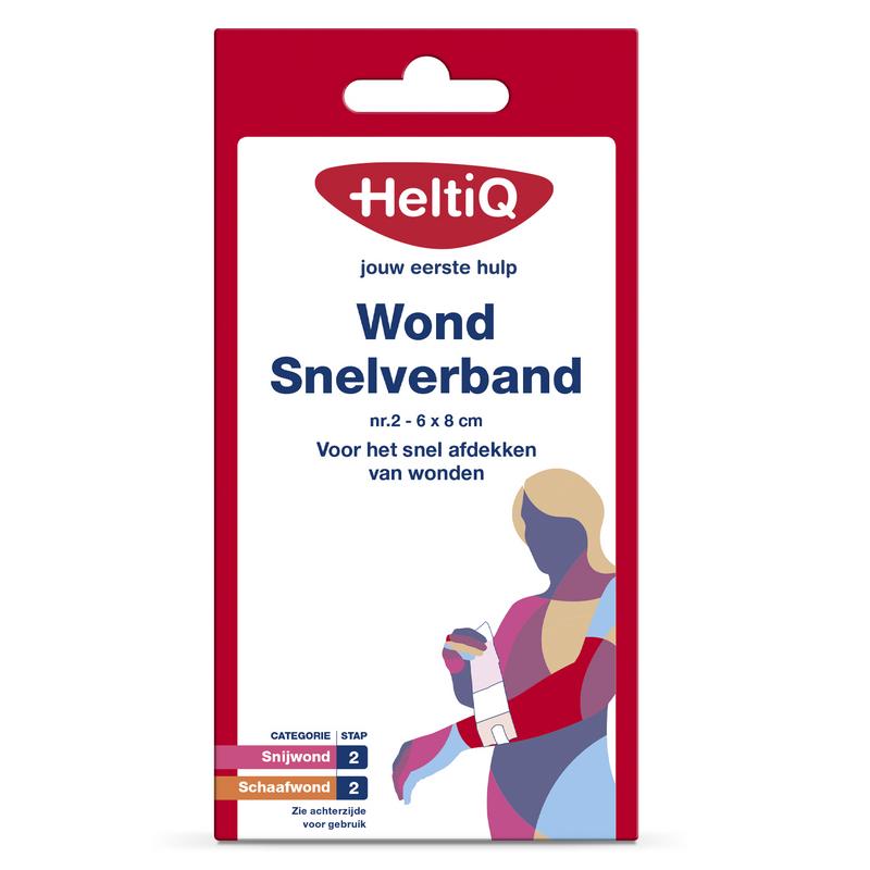 Wondsnelverband Heltiq Nr2 6x 8cm