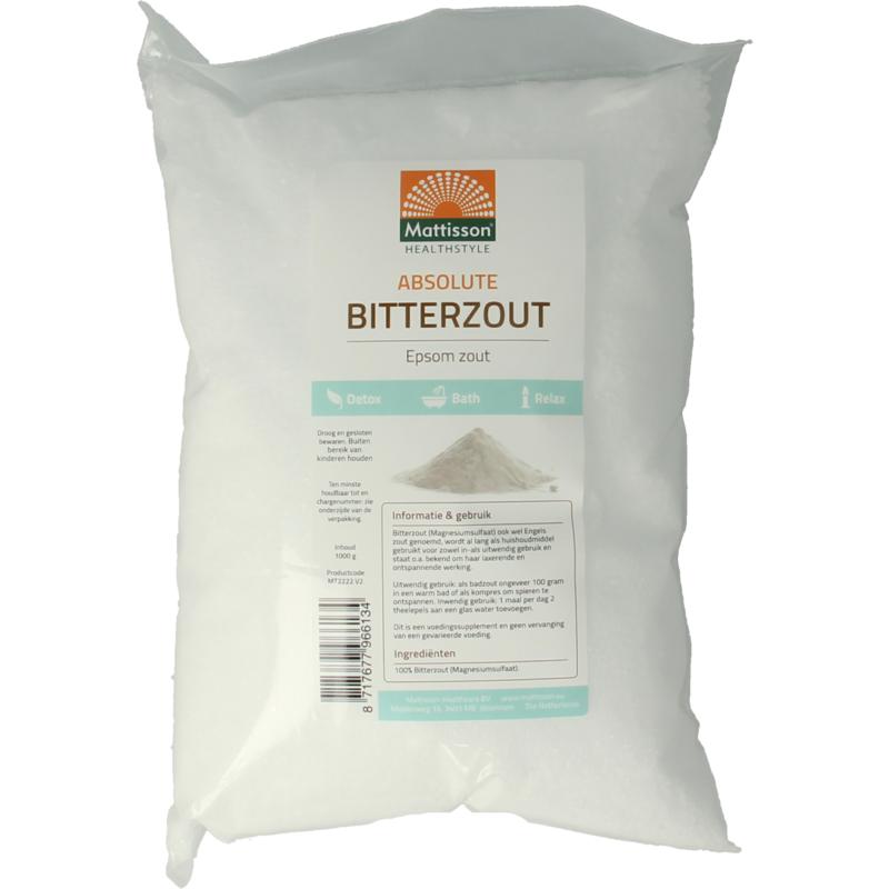 Bitterzout Epsom Zout Navulzak