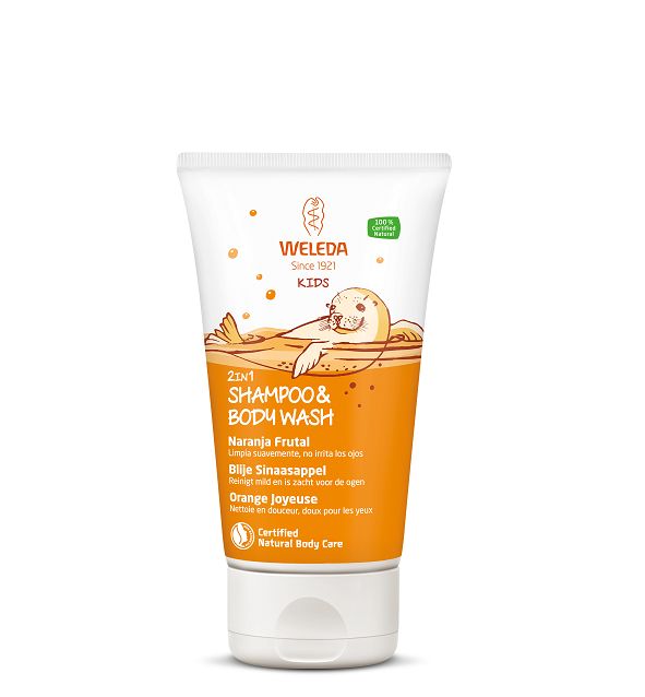 Kids 2in1 Shampoo & Body Wash Blije Sinaasappel