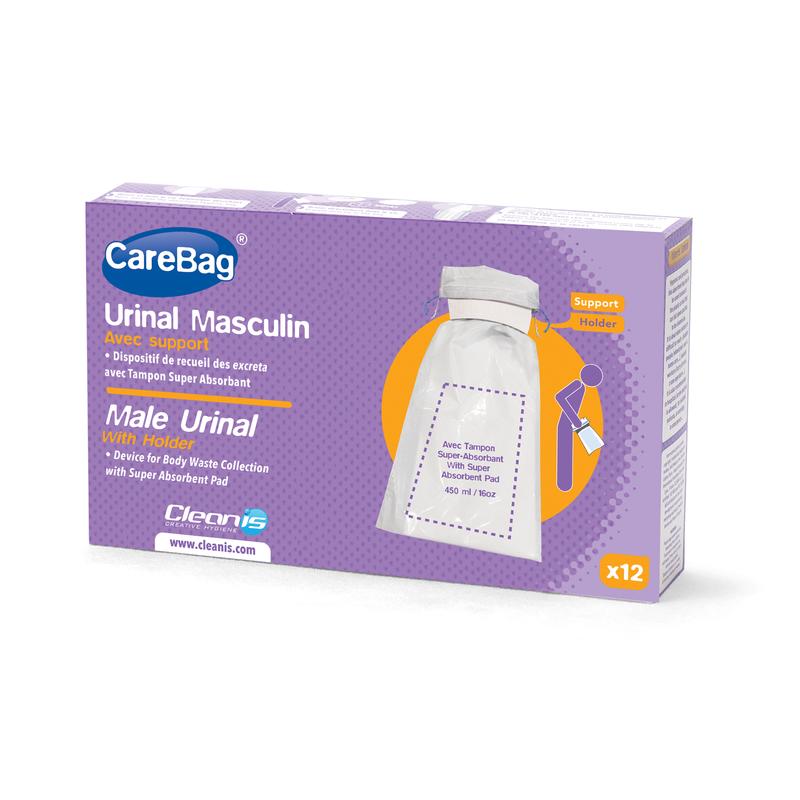 Care Bag Wegwerp Urinaal met Houder