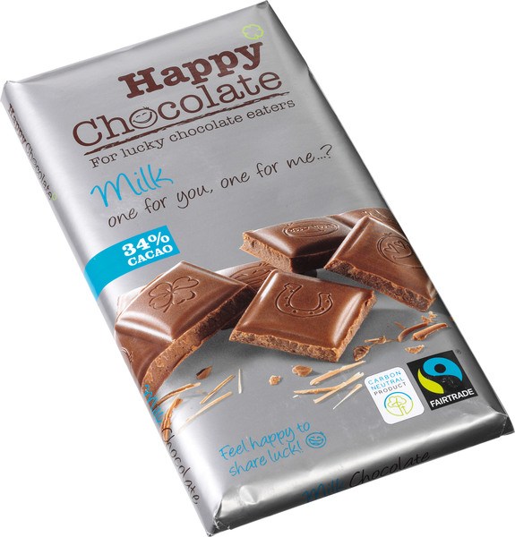 Happy Chocolate Melk 34% Bio