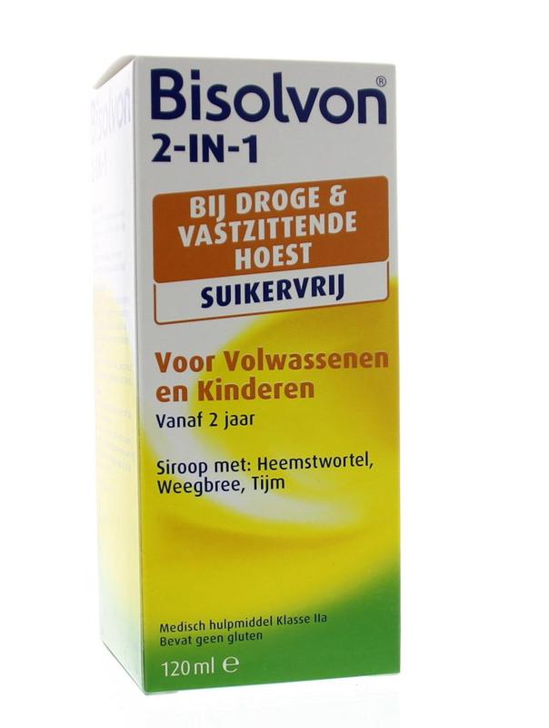 Bisolvon 2-In-1 Drank Suikervrij
