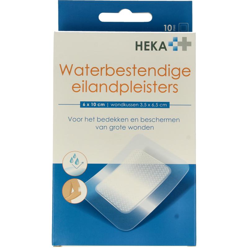 Heka Eilandpleister Waterbestendig 6x10cm Steriel