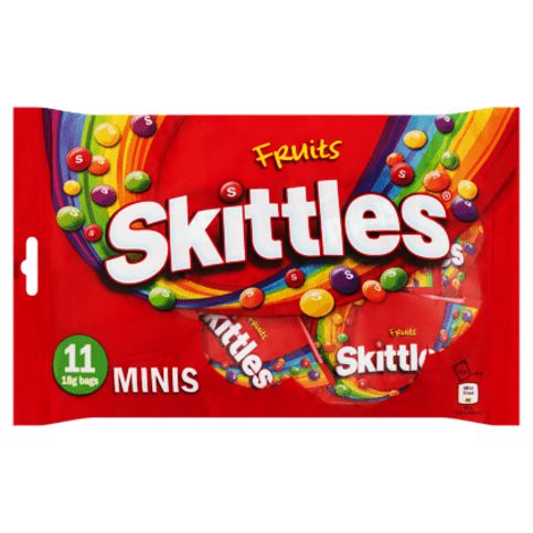 Skittles Fruits 11 Zakjes 11x18g