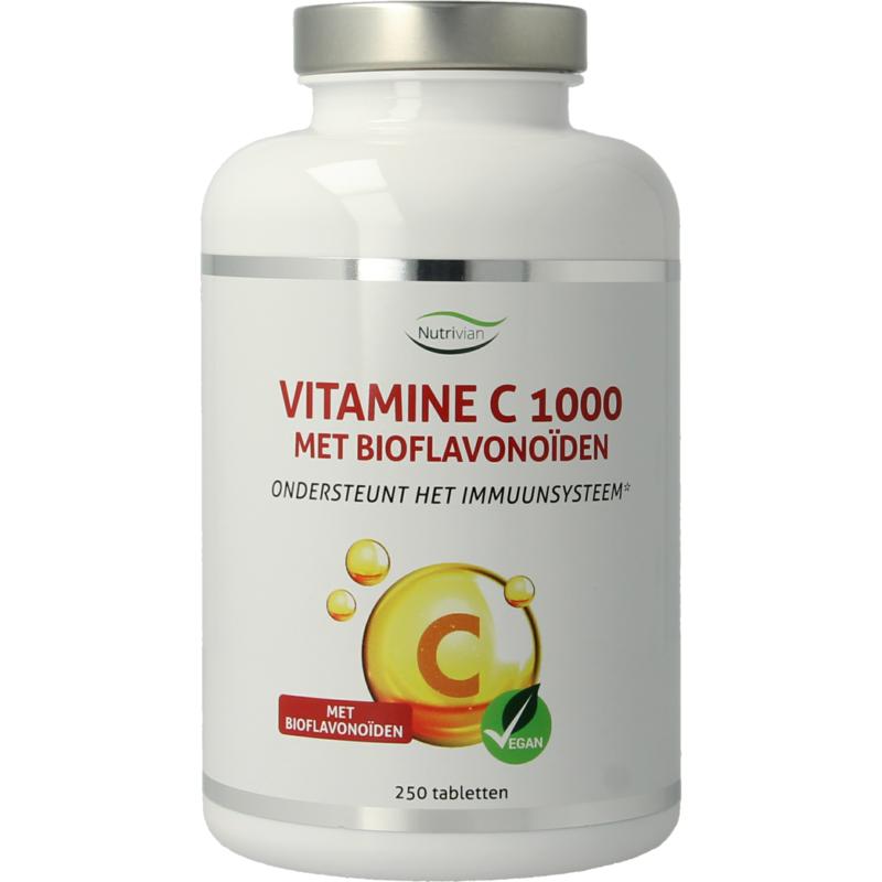 Nutrivian Vitamine C +Bioflavonoiden Tablet 1000mg