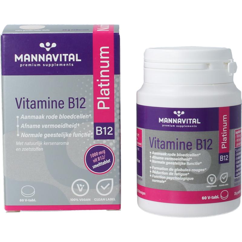 Mannavital Vitamine B12 Platinum Vtabl