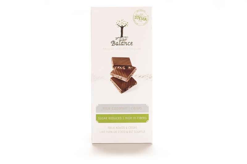 Choco Stevia Tablet Melk/Kokoscreme