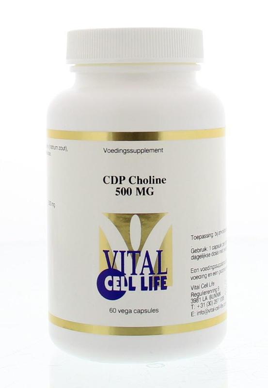 Cdp Choline Vital Cell Life Vegacapsule 500mg