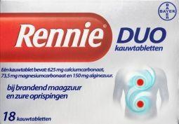 Rennie Duo Kauwtablet