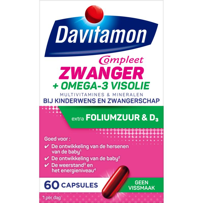 Product Davitamon Compleet Zwanger + Visolie Capsule