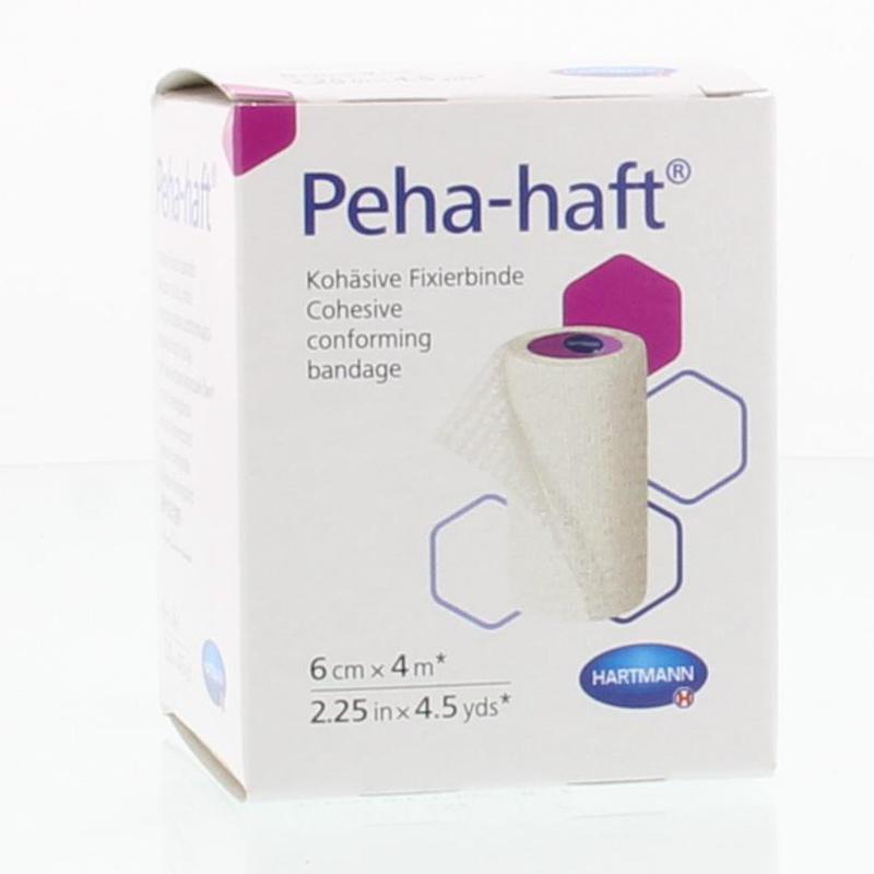 Peha-Haft El Fixatiezwachtel  4mx 6cm Latexvrij