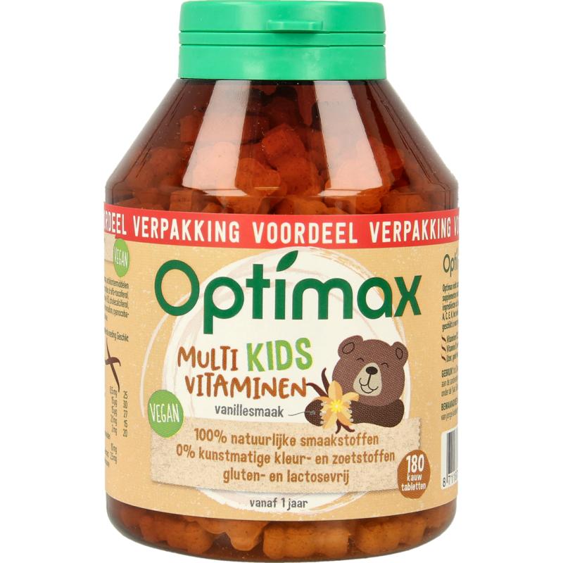 Optimax Kinder Multi Naturel Kauwtablet