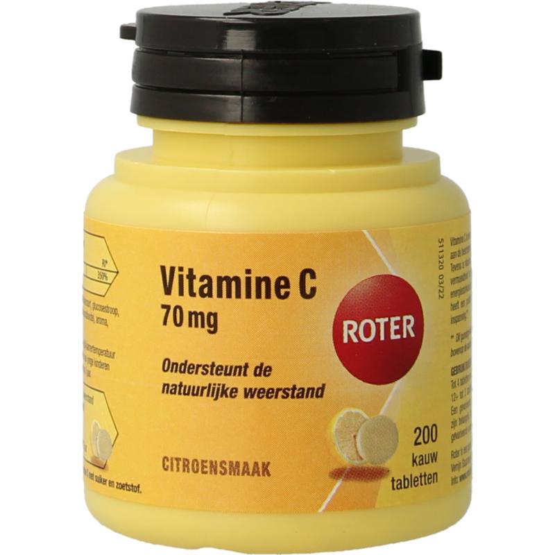Roter Vitamine C Tablet 70mg Citroen