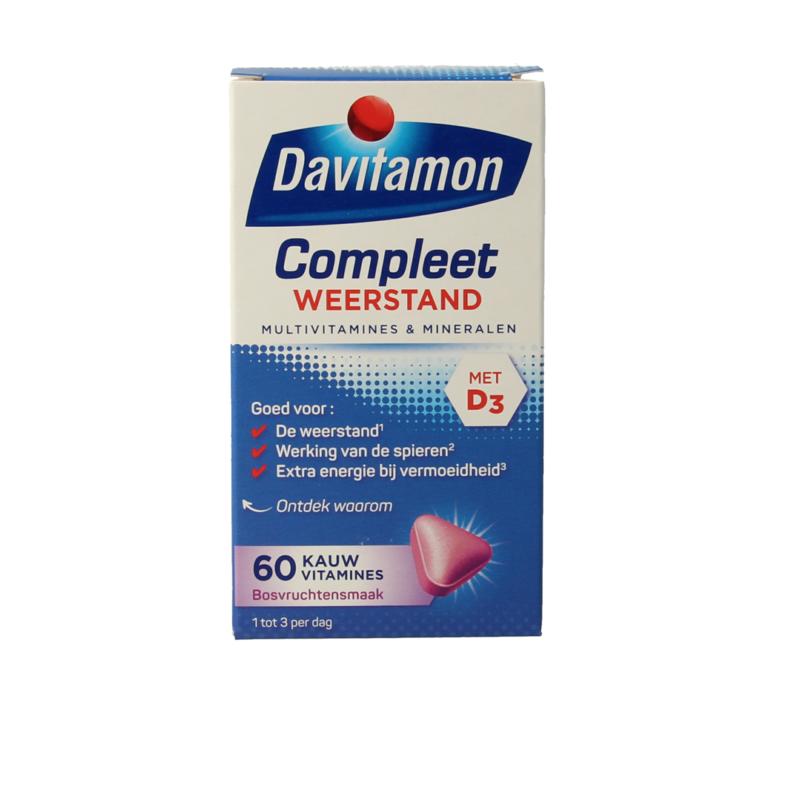 Davitamon Compleet Kauwvitamine Tablet Bosvruchten