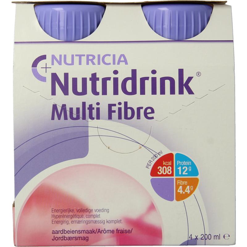 Nutridrink Multi Fibre Aardbei