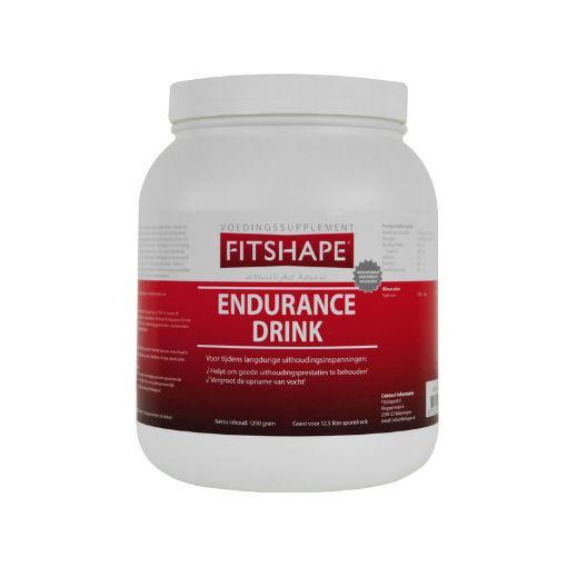 Endurance Drink 1250g Fitshape eFarma Apotheek En Drogist