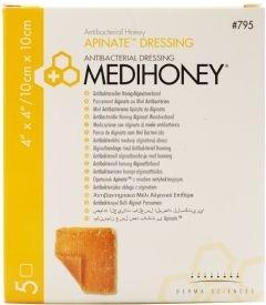 Medihoney Apinate Alginaat Dressing 10cmx10cm