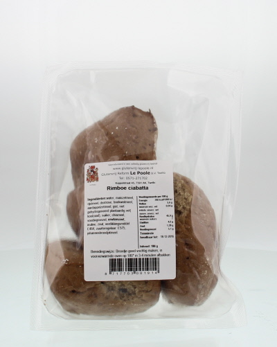 Rimboe Ciabatta Brood M Chiaza 165g